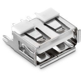 5 pcs - Wurth Elektronik Vertical, Through Hole, Socket Type A USB Connector