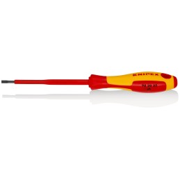 1 pcs - Knipex Slotted Screwdriver, VDE/1000V