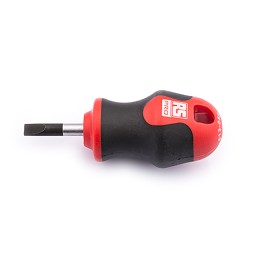1 pcs - RS PRO Slotted Stubby Screwdriver, 5.5 x 1 mm Tip, 25 mm Blade, 85 mm Overall