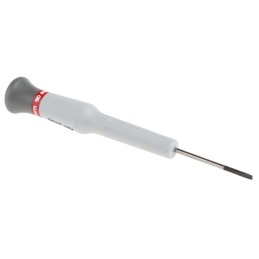 1 pcs - Facom Slotted Precision Screwdriver, 2 mm Tip, 35 mm Blade, 117 mm Overall