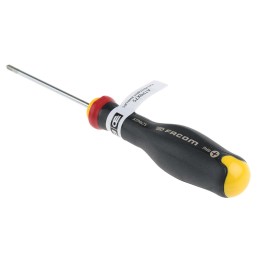 1 pcs - Facom Phillips Screwdriver, PH0 Tip, 75 mm Blade, 178 mm Overall