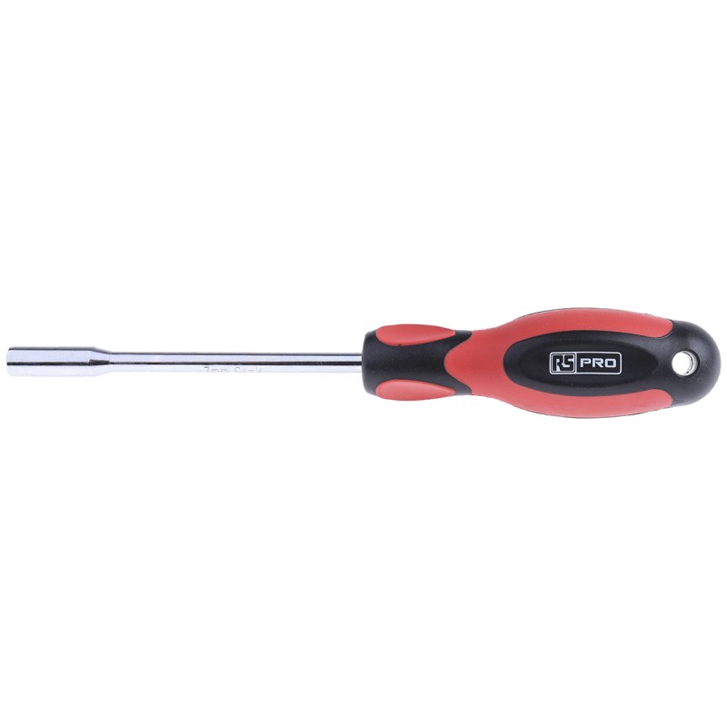 1 pcs - RS PRO Hexagon Nut Driver, 7 mm Tip, 125 mm Blade, 236 mm Overall