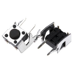 20 pcs - Grey Stem Tactile Switch, SPST 50 mA @ 12 V dc 3.85mm Surface Mount