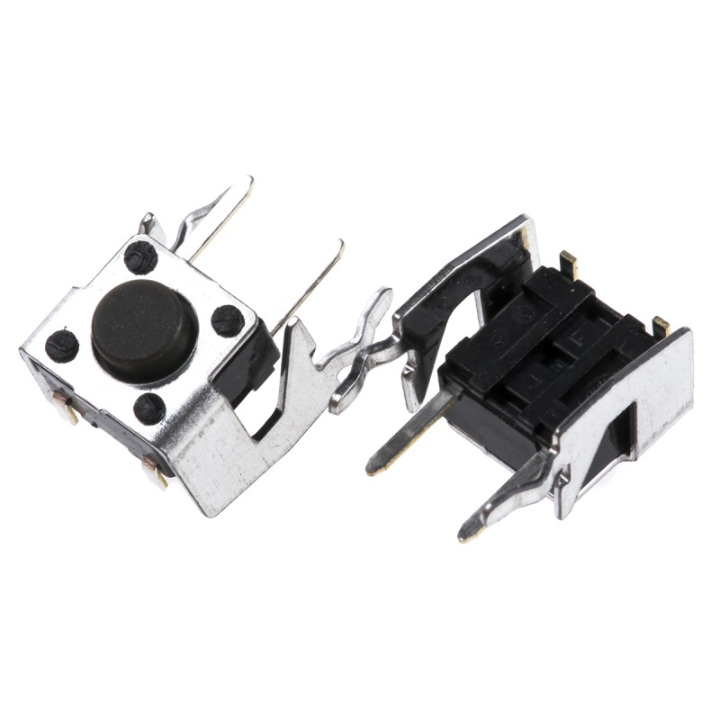 20 pcs - Grey Stem Tactile Switch, SPST 50 mA @ 12 V dc 3.85mm Surface Mount