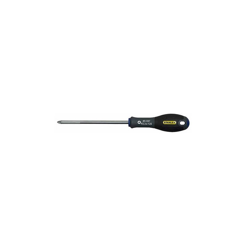 1 pcs - Stanley Pozidriv Screwdriver, PZ2 Tip, 125 mm Blade
