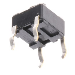 20 pcs - Grey Stem Tactile Switch, SPST 50 mA @ 12 V dc 5mm Surface Mount