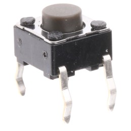 20 pcs - Grey Stem Tactile Switch, SPST 50 mA @ 12 V dc 5mm Surface Mount