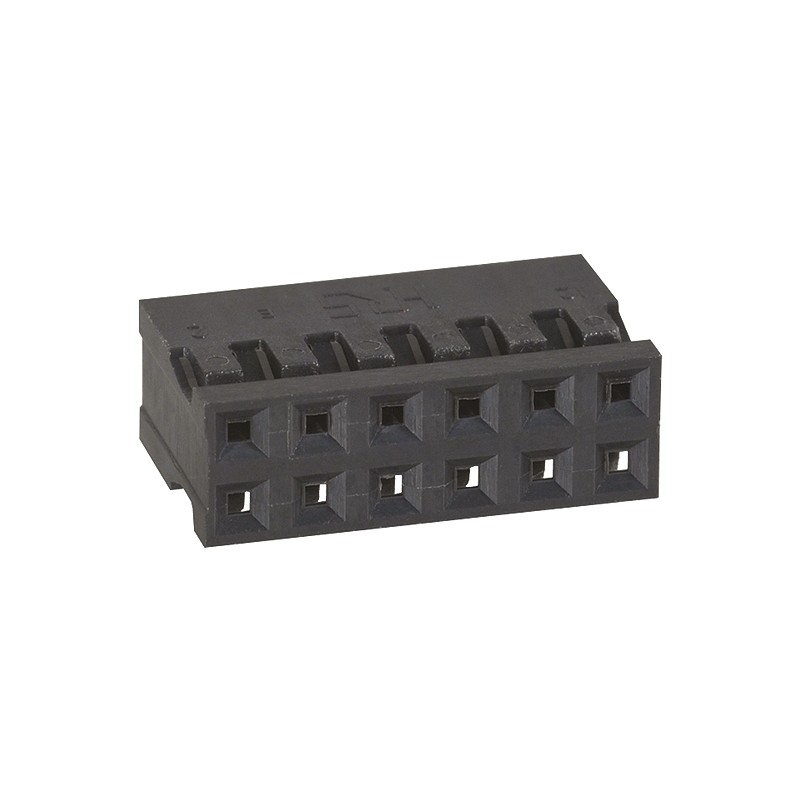 125 pcs - Hirose, A3B Female Connector Housing, 2mm Pitch, 12 Way, 2 Row