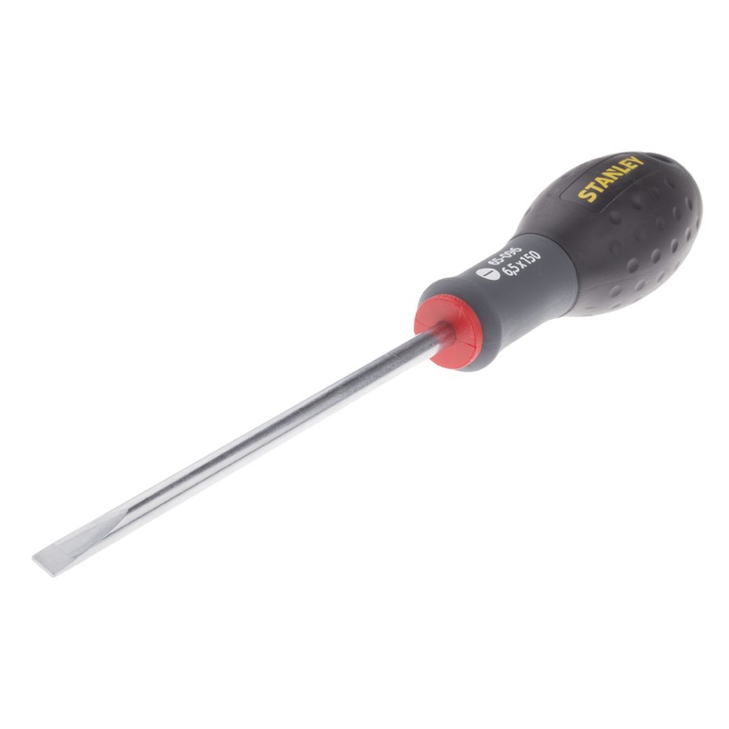 1 pcs - Stanley Slotted Screwdriver, 6.5 mm Tip, 150 mm Blade