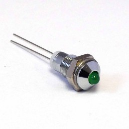 1 pcs - CML Innovative Technologies 1902X00X Series Green Panel Mount Indicator, 2.2V, 6mm Mounting Hole Size, IP40