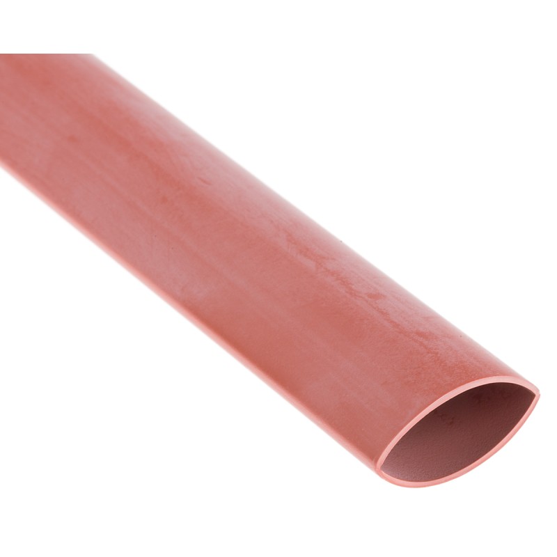 1 Bag of 1 - RS PRO Halogen Free Heat Shrink Tubing, Brown 12.7mm Sleeve Dia. x 1.2m Length 2:1 Ratio