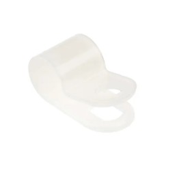 1 Bag of 250 - RS PRO Natural Nylon Cable Clamp, 6.35mm Max. Bundle