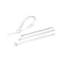 1 Bag of 50 - RS PRO Cable Tie, Flame Retardant, 550mm x 12.7 mm, Natural Nylon, Pk-100