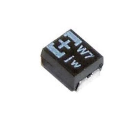 100 pcs - Panasonic 220μF Tantalum Capacitor 6.3V dc, TPE Series