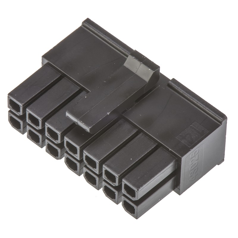 5 pcs - Molex, Micro-Fit 3.0 Female Connector Housing, 3mm Pitch, 14 Way, 2 Row