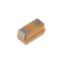 100 pcs - KEMET 10μF MnO2 Tantalum Capacitor 10V dc, T491 Series
