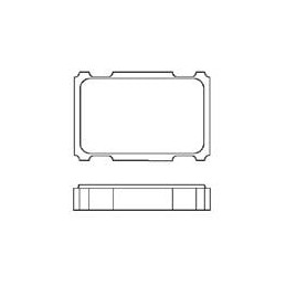 10 pcs : ECS-3961-240-AU-TR - Standard Clock Oscillators 24.000MHz 5.0Volt 100 ppm -55C +125C