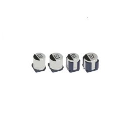 10 pcs - Panasonic 68μF Surface Mount Polymer Capacitor, 63V dc