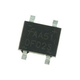 10 pcs : DF02S - Bridge Rectifiers 1.5A Bridge