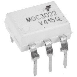 10 pcs - onsemi, MOC3022TVM AC Input Phototriac Output Optocoupler, Through Hole, 6-Pin DIP