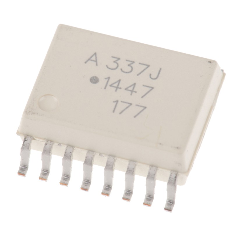 1 pcs - Broadcom, ACPL-337J-000E DC Input IGBT Gate Drive, MOSFET Output Optocoupler, Surface Mount, 16-Pin SO