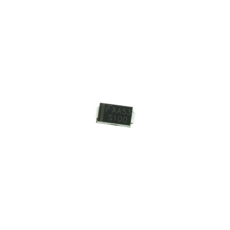 10 pcs : S100 - Schottky Diodes & Rectifiers 1a 100V Rectifier Schottky Barrier