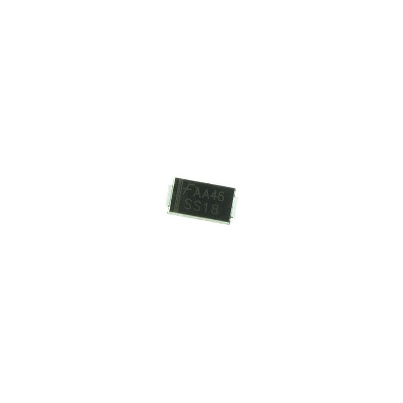 10 pcs : SS18 - Schottky Diodes & Rectifiers 1a 80V Rectifier Schottky Barrier