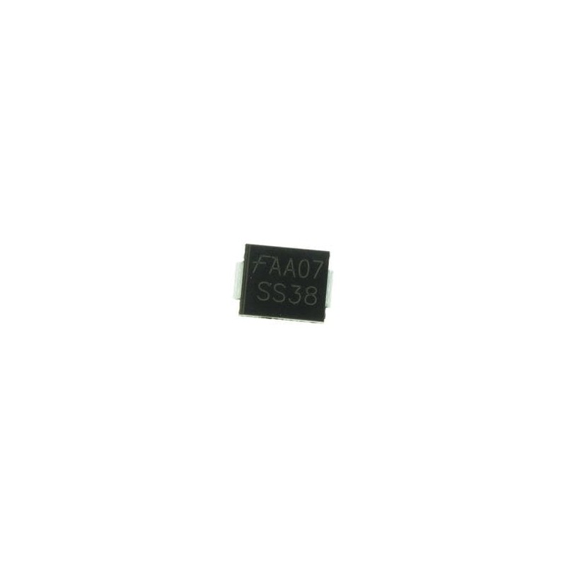 10 pcs : SS38 - Schottky Diodes & Rectifiers 3a 80V Rectifier Schottky Barrier