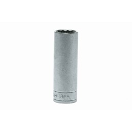 1 pcs - Teng Tools 1/2 in Drive 19mm Deep Socket, 12 point, 79 mm Overall Length