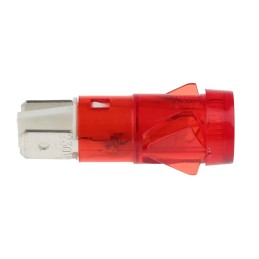 1 pcs - Arcolectric (Bulgin) Ltd Red Neon Panel Mount Indicator, 230V ac, 12.7mm Mounting Hole Size