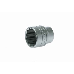 1 pcs - Teng Tools 1/2 in Drive 30mm Standard Socket, 12 point, 43 mm Overall Length