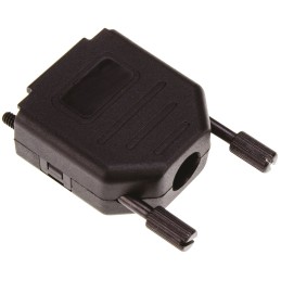 5 pcs - MH Connectors MHDPPK-SLIM Series Polyamide D Sub Backshell, 9 Way, Strain Relief