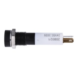 1 pcs - RS PRO Green, Red, Yellow Panel Mount Indicator, 24V dc, 8mm Mounting Hole Size, Solder Tab Termination