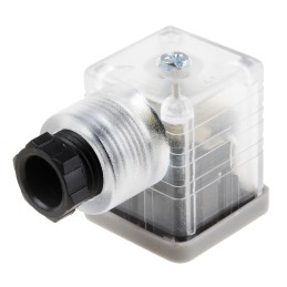 5 pcs - RS PRO 3P+E DIN 43650 A, Female Solenoid Connector with Indicator Light, 110 V ac Voltage