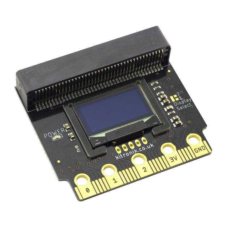 1 pcs - Kitronik :VIEW Graphics128 OLED display 128x64 for BBC micro:bit