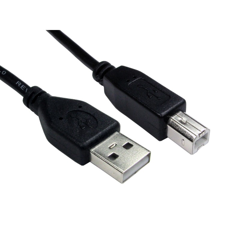 1 pcs - RS PRO USB 2.0 Cable, Male USB A to Male USB B Cable, 3m