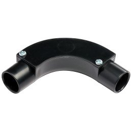 1 pcs - RS PRO Inspection Bend, Conduit Fitting, (Dia) 25mm Nominal Size, PVC, Black