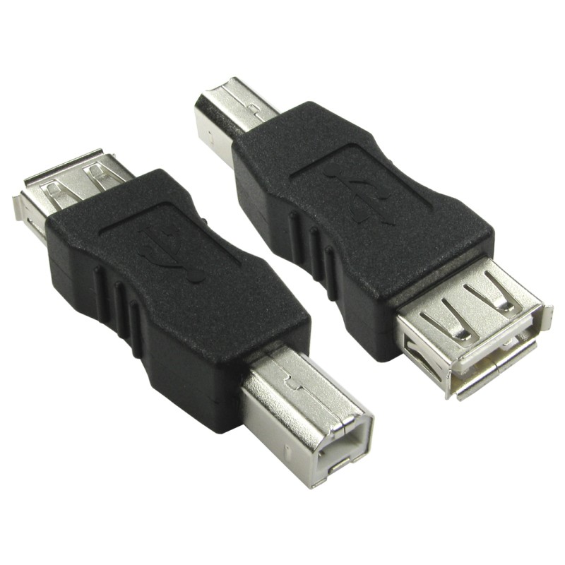 1 pcs - RS PRO USB A Female to USB B Male Adapter