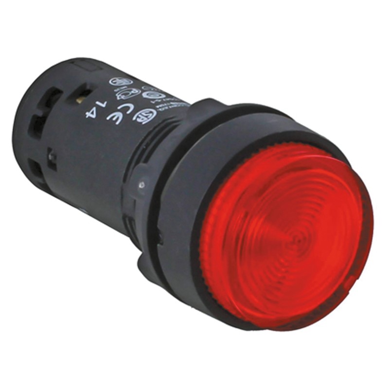 10 pcs - Schneider Electric Harmony XB7 Series Illuminated Push Button, Panel Mount, 22mm Cutout, SPST