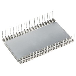 1 pcs - RS PRO 7-Segment LCD Display, Black on Grey, 1 Row by 4 Characters, Transflective