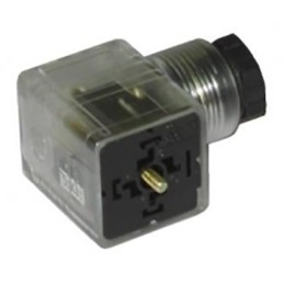 5 pcs - RS PRO 3P+E DIN 43650 A, Female Solenoid Connector with Indicator Light, 24 V dc Voltage