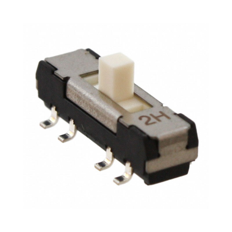 10 pcs - Nidec Components Surface Mount Slide Switch DP3T 200mA Slide