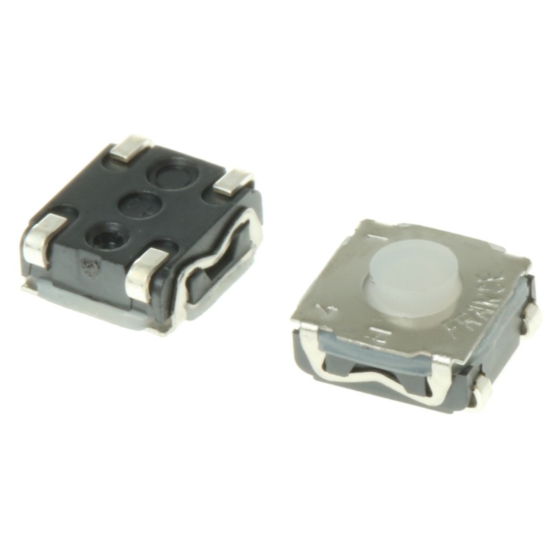 10 pcs - IP67 Button Tactile Switch, SPST 50 mA @ 32 V dc 0.9mm Surface Mount