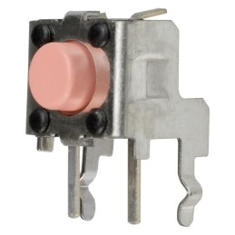 10 pcs - IP00 Pink Plunger Tactile Switch, SPST 50 mA Through Hole