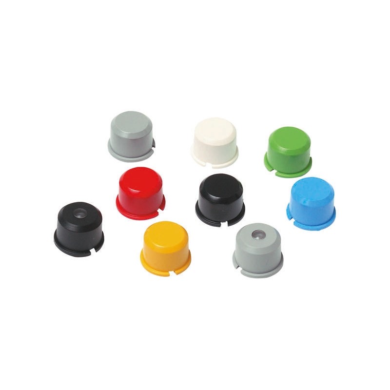 10 pcs - MEC Grey Modular Switch Cap for Use with 3F Series Push Button Switch