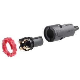 1 pcs - RS PRO Cable Mount Loudspeaker Connector Plug, 4 Way, 20A, Screw Down, Solder Termination