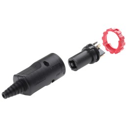 1 pcs - RS PRO Cable Mount Loudspeaker Connector Plug, 4 Way, 20A, Screw Down, Solder Termination