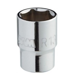1 pcs - SAM 1/4 in Drive 6mm Standard Socket, 6 point, 25 mm Overall Length