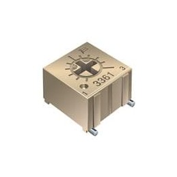 10 pcs : 3361S-1-201GLF - Trimmer Resistors - SMD 1/4' SQ 200ohm 10% 0.5WATTS