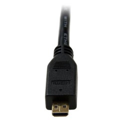 1 pcs - StarTech.com 4K @ 30Hz HDMI 1.4 Male HDMI to Male Micro HDMI Cable, 2m